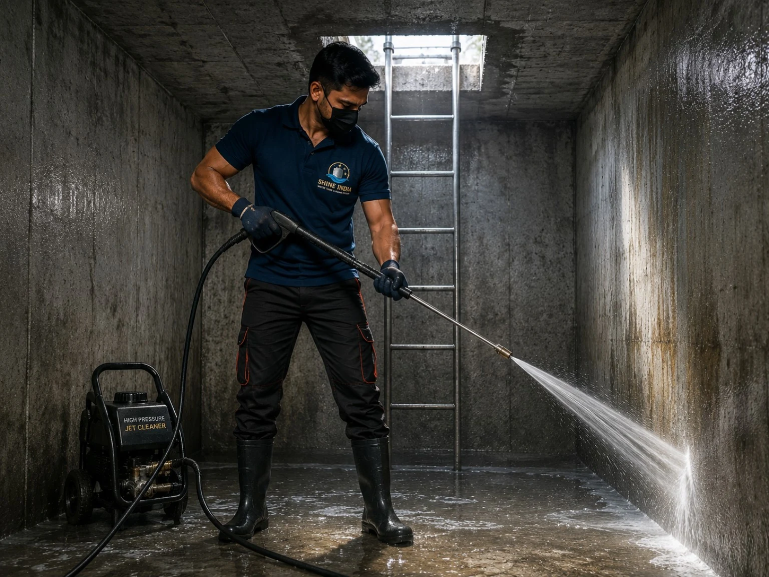 RCC underground tank cleaning